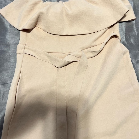 Babaton Strapless Jumpsuit in Peach - Picture 3 of 4